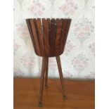 Gladlyn ware teak plant stand