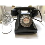 Vintage bakelite telephone in working order