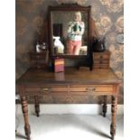 Edwardian mahogany dressing table