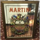A Martini advertising mirror