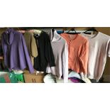 Six cashmere/wool jumpers size 18/20