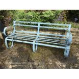 19hC iron garden bench