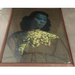 Green Lady print by Tretchikoff