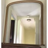 19thC gilt overmantle mirror
