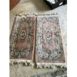 Two modern Chinese rugs