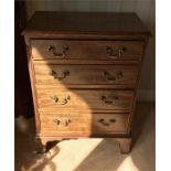 Reproduction mahogany chest of drawers