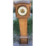 Oak grandmother clock