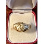 A 14ct gold ring size U 4.6 gms