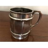 Good quality silver mug B'ham 1930 Cooper Bros. & Sons