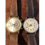 Two gents Chronometer watches Mirus and Telemetre both working