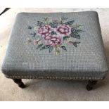 Small Victorian foot stool