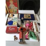 Selection of dolls and toys etc.