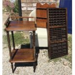 Lloyd loom chair, print tray and spoon rack etc..