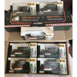 A collection of Eddie Stobart Days Gone models and a Corgi to include, Model A Van x 2, Bedford 30