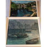 Two oil paintings, 1 signed E.J.Webster (39x49cms), G.Goodall