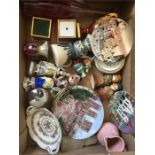 Boxed lot of miscellaneous ceramics and glass to include Royal Doulton, Poole, Royal Worcester, etc.