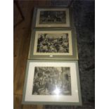 There 19th Century prints to include ‘The Waning of the Honeymoon’ and ‘Carnival Time’