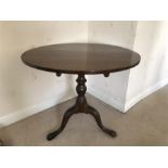 Mahogany tip top table