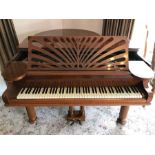 Baby grand piano by Collard & Collard w - 141, d - 161, h - 95cms BUYER MUST COLLECT SOON AFTER