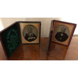 Two mid Victorian Daguerreotypes in cases