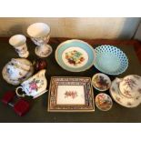 A selection of good quality ceramics and glass.