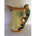 Burleigh ware ware parrot jug - good condition - 17cms h