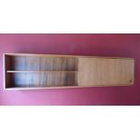 Rosewood 1960's wall cupboard possibly Mackintosh