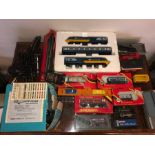 A quantity of Hornby 00 gauge railway including Intercity 125 and transformer etc.