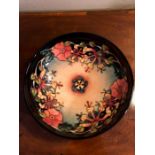 Moorcroft pottery fruit bowl 26cm diameter