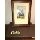 A Cash's woven silk picture, 'Royal Horseguard' in original box.