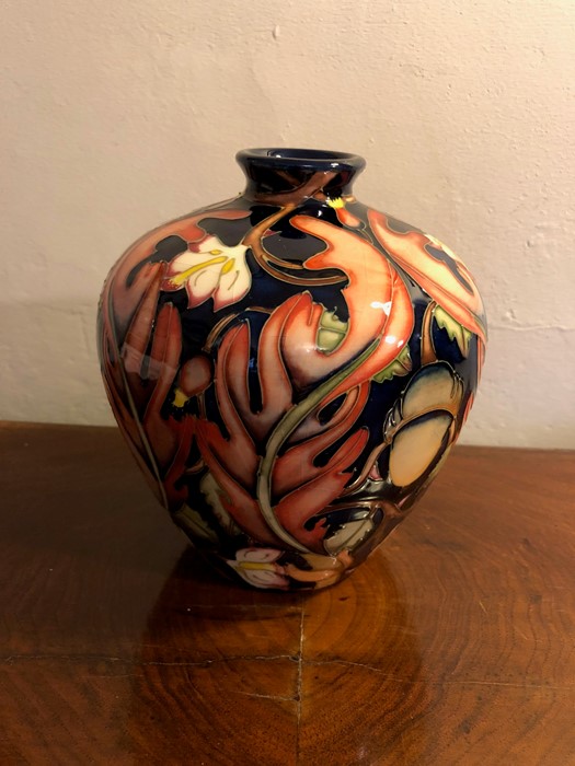 Moorcroft vase by Emma Bossons 2001 88/250 18cms high