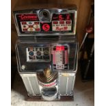 Vintage Jennings Governor chrome fruit machine