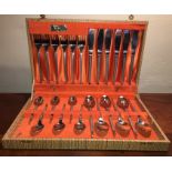 Webber and Hill continental stainless steel boxed cutlery.