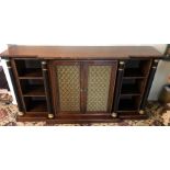 Fine quality Regency rosewood credenza with replaced grill 168cms w x 86cms h x 44cms d