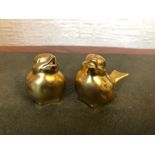 A pair of Hammersley and Co bird salt and pepper pots.