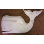 A White Whale by Sam Taplin, 40cms h x 65cms l, son of Guy Taplin, bought from the sculpture