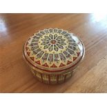 Halcyon Days Enamels music box, York Minster Rose Window, Limited edition non 105 of 250