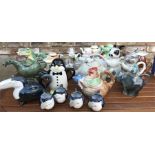 Various animal teapots (24) including Carlton Ware, Tony Wood, Linda G.R. Etc...