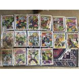 A collection of Spider-Man and Hulk Weekly comics - year 1980, to include nos 376-379, 381-383,