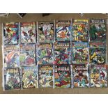 A large collection of Super Spider-Man comics including Super Spider-Man and Captain Britain etc -