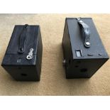 Two Kodak box cameras including no 2 A Brownie no 116, Eastman Kodak Ltd,