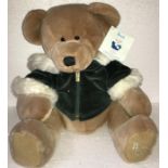 A Harrods 2001 Christmas bear - 38cms seated