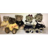 A collection of Teddy Bears including Georgio and Millenium collection - 47cms tallest