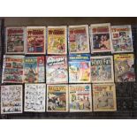 A collection of TV Comics, Pink Panther, La Caravane etc...