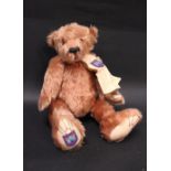 MERRYTHOUGHT, COLLECTORS CLUB, LIMITED EDITION BEAR, numbered 583 (hand written tag)