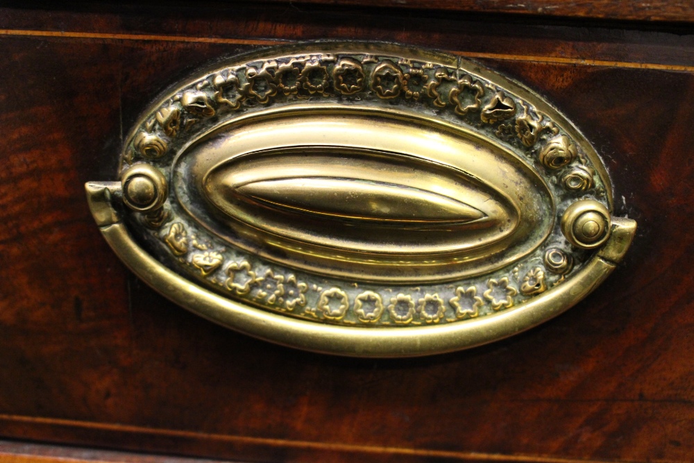 A VERY LARGE SERPENTINE SHAPED SIDE BOARD, with canted front corners - Image 5 of 5