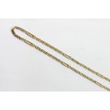 A 9ct gold curb link neck chain 17g