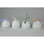 A set of four Lladro Collectors' Society bells depicting the four seasons, dated 1991-1994