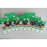 Ten Beswick Trumpton Camberwick Green limited edition porcelain figures including Windy Miller 759/