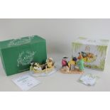 A Beswick Wind in the Willows limited edition porcelain figure group, On the River 522/1908,